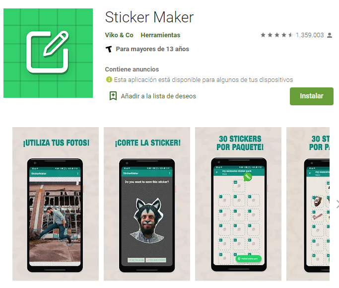 aplicaciones de stickers divertidos para whatsApp