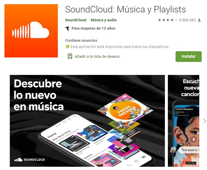 Apps del mundo para escuchar música sin internet