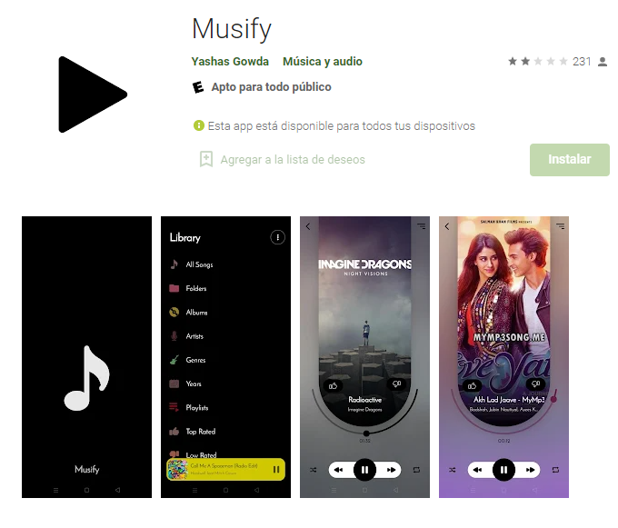 Apps del mundo para escuchar música sin internet